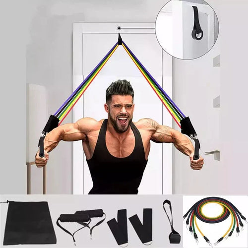 Resistance Bands Workout Set — مجموعة أحزمة مقاومة للتمارين