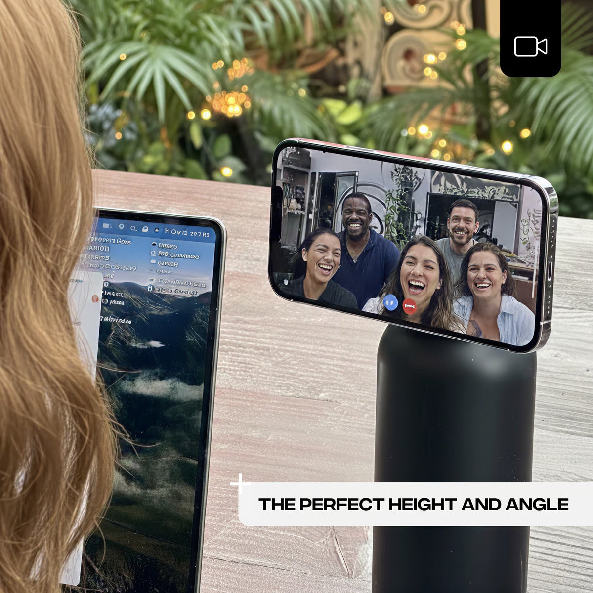 Insulated Bottle Phone Holder — زجاجة معزولة وحامل هاتف
